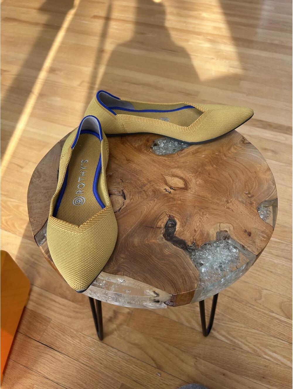 Rothy's The Point Flats RETIRED Yellow Classic Women's Size8
